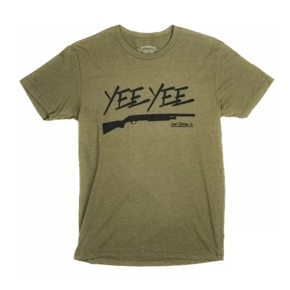 Yee Yee Shotgun T-shirt, yee yee shirt, classic yee yee shirt, military green